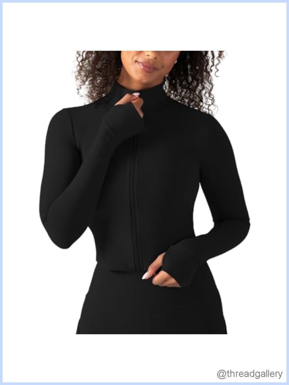 YITTY Ultraluxe Full Zip Jacket 4-Way Stretch Thumbholes Athleisure